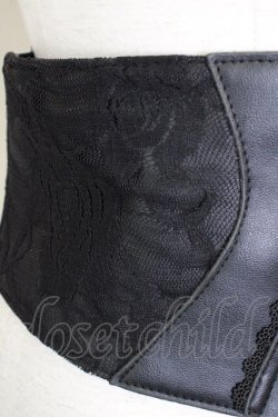 画像4: axes femme / レースコルセットベルト  黒 T-25-07-10-026-AX-ZA-SA-ZT