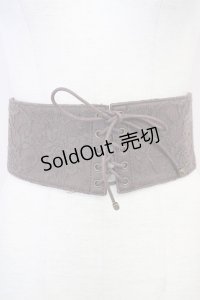 axes femme / レースコルセットベルト  ブラウン T-25-07-10-027-AX-ZA-SA-ZI