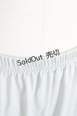 画像5: axes femme / 裾モチーフレース使いペチスカート  サックス T-25-07-10-003-AX-SK-SA-ZT