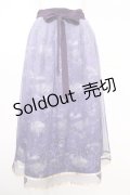 axes femme / 夏の星空グラデチュールスカート  パープル T-25-07-10-010-AX-SK-SA-ZI