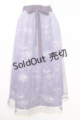 axes femme / 夏の星空グラデチュールスカート  パープル T-25-07-10-010-AX-SK-SA-ZI