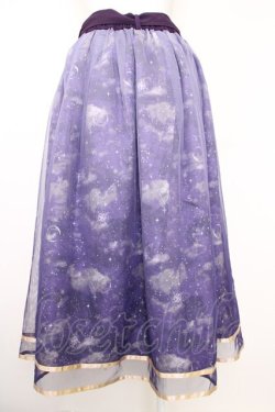 画像2: axes femme / 夏の星空グラデチュールスカート  パープル T-25-07-10-010-AX-SK-SA-ZT