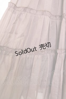画像4: axes femme NOSTALGIE / ランダムティアードスカート  ブラウン T-25-07-10-013-AX-SK-SA-ZT