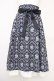 画像1: axes femme POETIQUE / リボンビットイレヘムスカート  黒Ｘ青Ｘ白 T-25-07-10-014-AX-SK-SA-ZT (1)