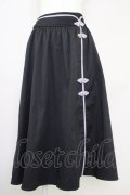 axes femme / オリエンタルチャイナスカート  黒 T-25-07-10-015-AX-SK-SA-ZT