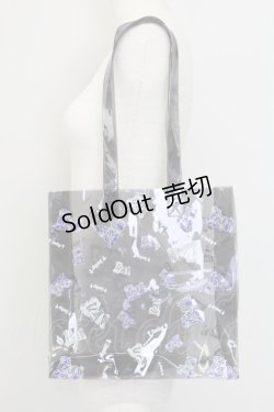 画像1: Amilige / ノベルティ クリアトートバッグ  クリアブラック T-25-07-12-017-PU-BG-IG-ZT