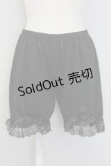 m petit by misako / ECAM3ブスソフリルドロワーズ M-L クロ T-25-07-12-003-LO-PA-IG-ZT
