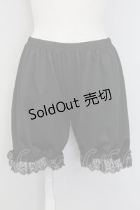 m petit by misako / ECAM3ブスソフリルドロワーズ M-L クロ T-25-07-12-003-LO-PA-IG-ZT