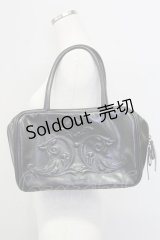 axes femme / モチーフキルトデザイントートバッグ 330×220×105mm クロ T-25-07-12-023-AX-BG-IG-ZT