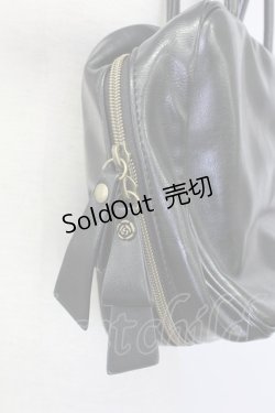 画像3: axes femme / モチーフキルトデザイントートバッグ 330×220×105mm クロ T-25-07-12-023-AX-BG-IG-ZT