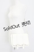 m petit by misako / スカラップショルダーバッグ  アイボリー T-25-07-12-027-LO-BG-IG-ZT