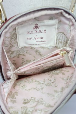 画像5: m petit by misako / AMリボンショルダーバッグ  ワイン T-25-07-12-028-LO-BG-IG-ZT