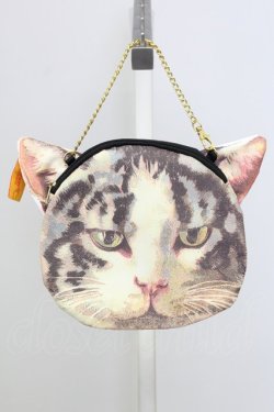画像2: あちゃちゅむ / ムチャチャ←→あちゃちゅむ 2012 Spring＆Summer 黒猫ミニバッグ【単品】 200*200mm アイボリー×黒猫 T-25-07-12-029-PU-BG-IG-ZT
