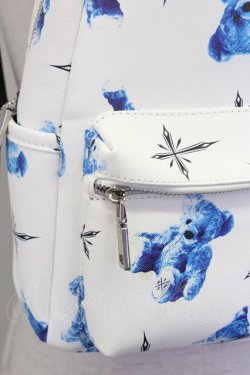 画像5: TRAVAS TOKYO / クマ総柄バックパック  ホワイト×ブルー T-25-07-12-005-PU-BG-IG-ZT-K024