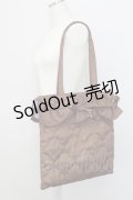 m petit by misako / キルティングトートバッグ  ブラウン T-25-07-12-006-LO-BG-IG-ZT-K024