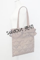 m petit by misako / キルティングトートバッグ  ブラウン T-25-07-12-006-LO-BG-IG-ZT-K024