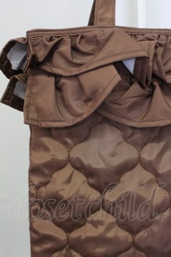 画像4: m petit by misako / キルティングトートバッグ  ブラウン T-25-07-12-006-LO-BG-IG-ZT