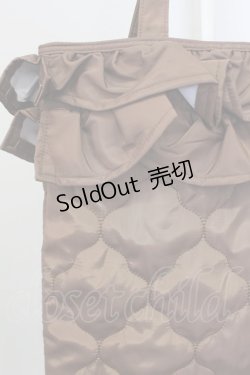 画像4: m petit by misako / キルティングトートバッグ  ブラウン T-25-07-12-006-LO-BG-IG-ZT-K024