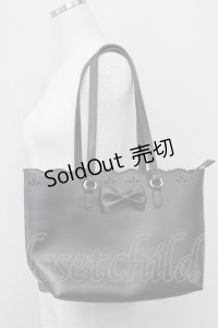 m petit by misako / サンリオキャラクターズコラボ クロミ リボントート  クロ T-25-07-12-007-LO-BG-OW-ZT-K024