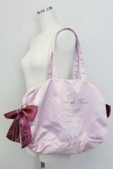 Maison de FLEUR / ボストントラベルキャリーオンMバッグ  ラベンダー T-25-07-12-009-LO-BG-OW-ZT-K024