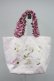 画像1: Maison de FLEUR / ミニー/リボンフリルトートバッグ   ピンク T-25-07-12-010-LO-BG-OW-ZT (1)