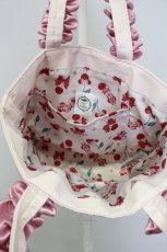 画像4: Maison de FLEUR / ミニー/リボンフリルトートバッグ   ピンク T-25-07-12-010-LO-BG-OW-ZTK024 (4)