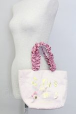 画像6: Maison de FLEUR / ミニー/リボンフリルトートバッグ   ピンク T-25-07-12-010-LO-BG-OW-ZTK024 (6)
