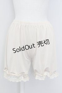 m petit by misako / ECAM3ブスソフリルドロワーズ M-L ベージュ T-25-07-12-002-LO-PA-IG-ZT393