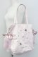 画像8: Maison de FLEUR / くまうさ刺繍リボントートバッグ  ピンク T-25-07-12-011-LO-BG-OW-ZT