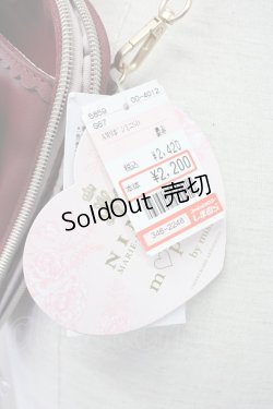 画像6: m petit by misako / AMリボンショルダーバッグ  ワイン T-25-07-12-012-LO-BG-IG-ZT-K024