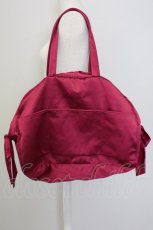画像4: Maison de FLEUR / ボストンキャリーオンバッグ  ワイン T-25-07-12-013-LO-BG-OW-ZTK024 (4)