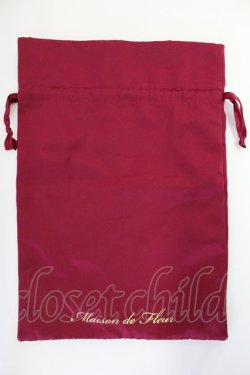 画像9: Maison de FLEUR / ボストンキャリーオンバッグ  ワイン T-25-07-12-013-LO-BG-OW-ZT-K024