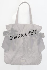 Maison de FLEUR / わんわん物語 トートバッグ  ブラウン T-25-07-12-014-LO-BG-OW-ZT