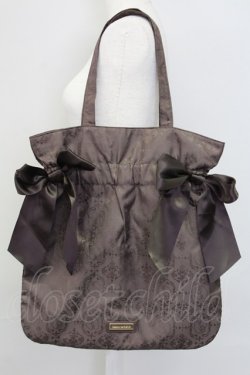 画像1: Maison de FLEUR / わんわん物語 トートバッグ  ブラウン T-25-07-12-014-LO-BG-OW-ZT
