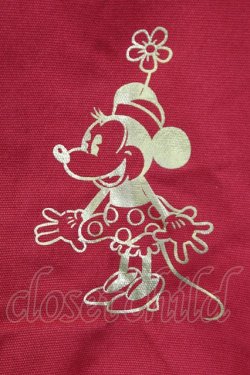 画像4: Maison de FLEUR / ディズニーストアコラボトートバッグ  赤 T-25-07-12-016-LO-BG-OW-ZT-K024