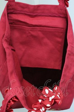 画像6: Maison de FLEUR / ディズニーストアコラボトートバッグ  赤 T-25-07-12-016-LO-BG-OW-ZT-K024