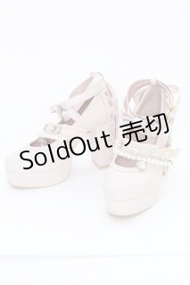 LIZ LISA / ビジューパールクロスストラップパンプス 1 ピンク T-25-07