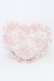 画像1: m petit by misako / NINA'SハートCローズ　クッション  アイボリー×ピンク T-25-07-13-002-LO-ZA-OW-ZT (1)