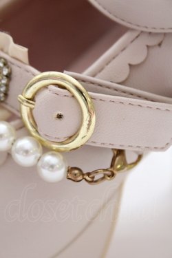 画像9: LIZ LISA / ビジューパールクロスストラップパンプス 1 ピンク T-25-07-13-006-LO-SH-OW-ZT-K006