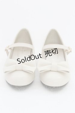 画像2: axes femme kawaii / ローヒールリボンパンプス M アイボリー T-25-07-13-009-AX-SH-IG-ZT