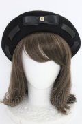 m petit by misako / NINA’Sコラボカメオリボンベレー  クロ T-25-07-14-027-LO-AC-OW-ZT
