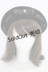 m petit by misako / NINA’Sコラボカメオリボンベレー  クロ T-25-07-14-027-LO-AC-OW-ZT-K016