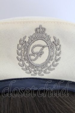 画像3: Fi.n.t / エンブレム刺繍ベレー帽  アイボリー T-25-07-14-030-CA-AC-OW-ZT