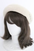 axes femme / ラメ刺繍入サーモベレー  キナリ T-25-07-14-031-AX-AC-OW-ZT