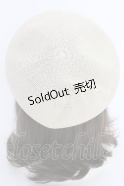 画像3: axes femme / ラメ刺繍入サーモベレー  キナリ T-25-07-14-031-AX-AC-OW-ZT-K016