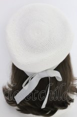 画像3: axes femme / ブレードリボンマリンキャスケット 57.5ｃｍ シロ T-25-07-14-032-AX-AC-OW-ZTK016 (3)