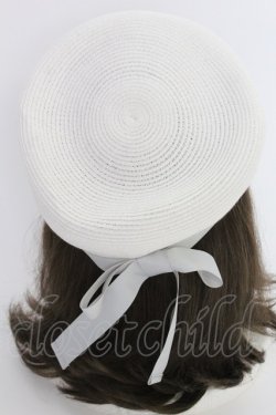 画像3: axes femme / ブレードリボンマリンキャスケット 57.5ｃｍ シロ T-25-07-14-032-AX-AC-OW-ZT