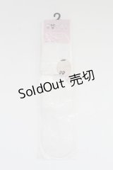 m petit by misako / サンリオコラボオーバーニーソックス  シロ T-25-07-14-005-LO-ZA-OW-ZT424