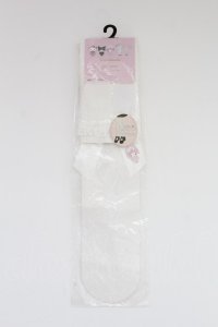 m petit by misako / サンリオコラボオーバーニーソックス  シロ T-25-07-14-005-LO-ZA-OW-ZT