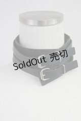 Na+H / ダブルベルトチョーカー  ブラック T-25-07-14-039-PU-AC-YM-ZT